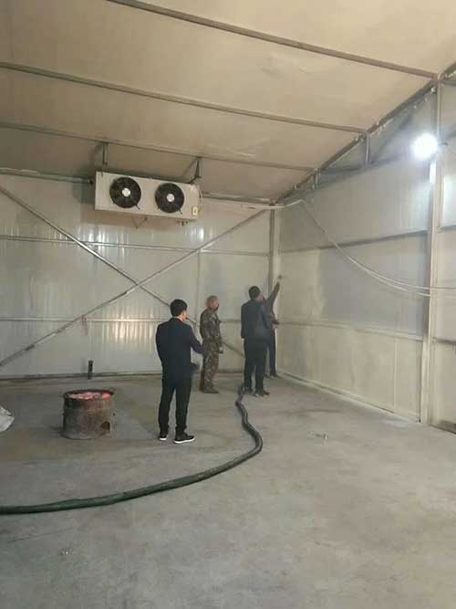 聚氨酯冷庫(kù)保溫噴涂案例